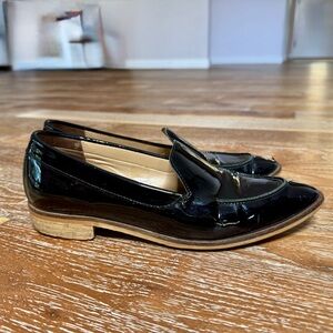 Everlane The Modern Black Patent Leather Pointed Toe Women’s Loafers / Size 8.5
